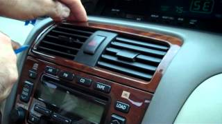 Toyota Avalon Car Stereo Removal 2000  2003  Car Stereo HELP [upl. by Rednal]