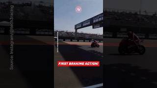 Pedro Acosta and Augusto Fernandez Attack Time  aragongp tech3ktm ktm motogp [upl. by Einnalem880]