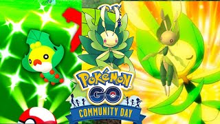 Hunting✨️Shundo Sewaddle On Community Day Pokemongo [upl. by Sevein]