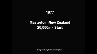 1977  Masterton New Zealand  20000m  Start [upl. by Doro]