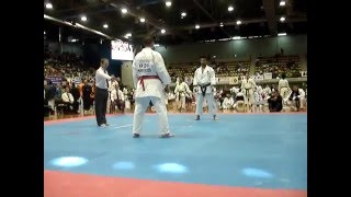 Karate Marinozzi  WK Shotocup Marinozzi vs Ogata kumite [upl. by Retsevel]