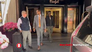 Damson Idris seen checking out his NY hotel [upl. by Jacquelyn]