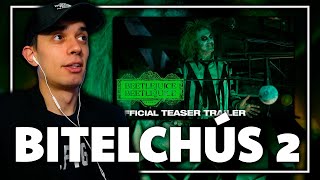 BITELCHÚS 2 BEETLEJUICE BEETLEJUICE  TRAILER REACTION [upl. by Hasan]