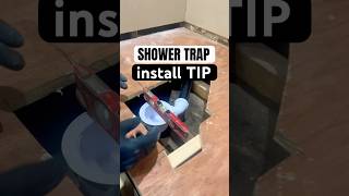 Shower trap install TIP how to set your shower trap [upl. by Akemej270]