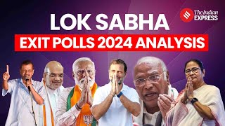 Exit Poll Live Indian Express Exit Poll 2024 Analysis With Experts  Exit Poll 2024 Analysis [upl. by Nalehp746]