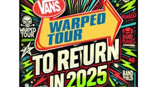 Warped tour Confirmed 2025 vans emo alternative viralvideo [upl. by Jaela9]