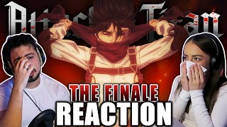 CANT BELIEVE ITS OVER 😭💔 Attack on Titan  The Final Episode REACTION [upl. by Kifar]