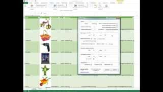 IMAGEXLS  Bilder nach Excel importieren  beliebig viele mit Sortierung und Filter [upl. by O'Carroll176]