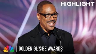 Eddie Murphy Accepts the Cecil B DeMille Award  2023 Golden Globe Awards on NBC [upl. by Ativla677]