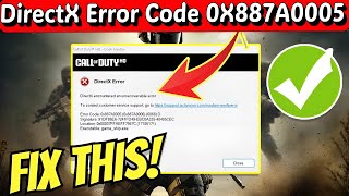 How to FIX Call of Duty Black Ops 6 DirectX Error  Quick and Easy Fix [upl. by Ailenroc]