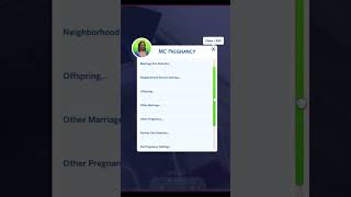 Control your pets PREGNANCIES with this MC Command Center Settings Part 12 shorts mccc sims4cc [upl. by Magner542]