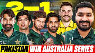 Pakistan beat Australia in the ODI Series By 21  Muhammad Rizwan  Shaheen Afridi  Haris Rauf [upl. by Vowel819]