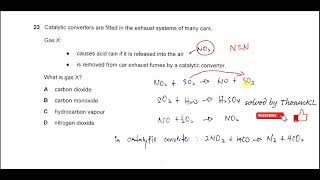 970112MJ24Q23 Cambridge International AS Level Chemistry MayJune 2024 Paper 12 Q23 [upl. by Nytsirk119]