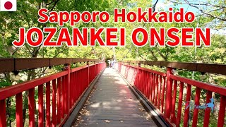 JOZANKEI ONSEN  SAPPORO HOKKAIDO 4k walkthrough autumn2024 ManilaShopper [upl. by Esoj]