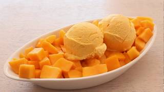 Make Mango Ice Cream at Home Easily with Kitchenif Ice Cream Maker with Recipe [upl. by Romie949]