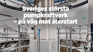 Här riggas återstarten av Sveriges största pumpkraftverk [upl. by Yht]