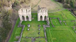 Roche Abbey maltby Rotherham By drone [upl. by Robbins]