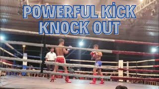 Insane Kick Knockout kickboxing knockoutpower 7hillsaga [upl. by Akieluz]