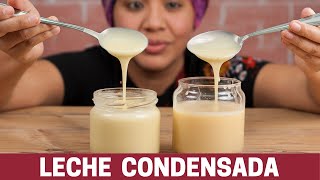 Leche Condensada  Como hacer leche condensada con leche en polvo o leche liquida [upl. by Yelyac]