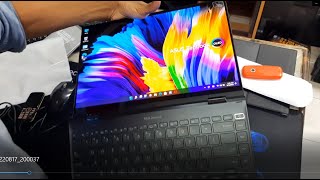 ASUS Zenbook 14 Flip OLED Unboxing [upl. by Ahsekad]