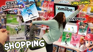 Amiibo Shopping w FGTEEV Mom amp Chase Surprise  Unboxing Super Smash Bros 4 WiiU  Wave 1 [upl. by Doherty881]