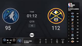 Timberwolves  Nuggets Game 5  NBAPlayoffs presented by Google Pixel Live Scoreboard [upl. by Ahsilrak]