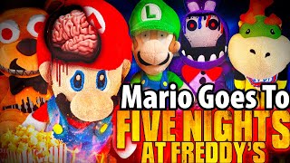 Crazy Mario Bros Mario Goes To The FNAF Movie [upl. by Trace680]