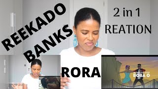 REACTION Reekado Banks  Rora Visualizer and Official Music Video [upl. by Stromberg640]