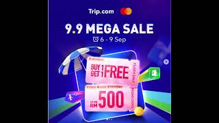 Tripcom 99 Mega Sale  Upto 70 OFF Flights Hotels Trains tripcom flight hotels [upl. by Mercola882]