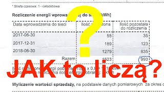 Rachunek za prąd z fotowoltaiką Jak oni to liczą [upl. by Job]