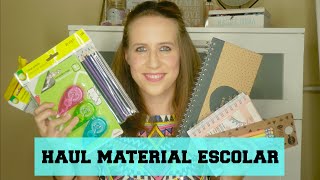 Haul Vuelta al cole Material escolar 2016 [upl. by Ellehcil]