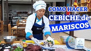 Como Hacer Cebiche De Mariscos │ Receta Especial [upl. by Romney664]