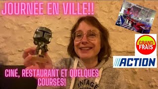 Journée en ville  Ciné resto et courses grand frais et action [upl. by Good]