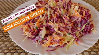 SALADA DE REPOLHO COM IOGURTE LEVE REFRESCANTE COM UM TOQUE ESPECIAL [upl. by Hisbe]