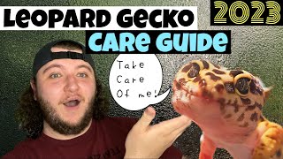 2023 LEOPARD GECKO Care Guide COMPLETE guide you HAVE to know Eublepharis macularius [upl. by Orabelle877]