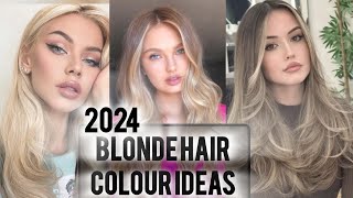 2024 Beautiful Blonde hair colour ideas style cuttingcolour Rock your hair colour stylesforall [upl. by Monie]