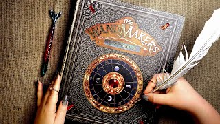 ASMR Interactive Book The Wandmakers 📙 Page Turning amp Tracing ✨Soft Spoken amp Inaudible ✨ Magic Book [upl. by Amadus]