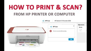 How to Scan with an HP Deskjet 3772  Print Scanning Software [upl. by Kaiulani300]