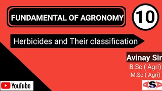 Herbicides and their classification [upl. by Callahan]