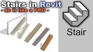 Revit Stairs  Beginner to PRO Tutorial [upl. by Sayers]