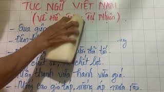 Tục ngữ về hiện tượng tự nhiên phần part 5 [upl. by Eigriv]