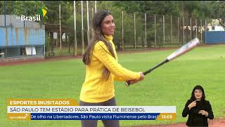 SP  Série sobre “esportes inusitados” apresenta o beisebol [upl. by Potash]