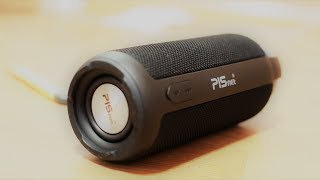 PISnet Bluetooth speaker 90watt unboxing and sound check on HD [upl. by Digdirb]