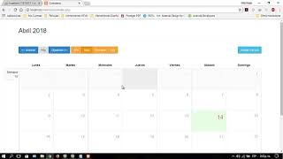 Calendario en PHP amp MySQL [upl. by Ludovick]