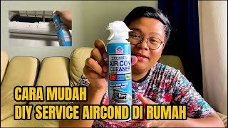 DIY SERVIS AIRCOND DI RUMAH [upl. by Oinotla]