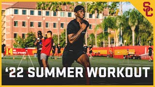 2022 USC Football Summer Workout 6822 [upl. by Ormsby875]