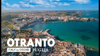 OTRANTO in Puglia Italy from Above  4K drone footage [upl. by Natalya137]