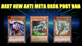 BEST NEW ANTI META DECK POST BAN LIST YUGIOH MASTER DUEL [upl. by Anilev]