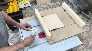 Quick DIY crosscut sled and end grain cutting boards slicing 10x speed [upl. by Ehsom235]