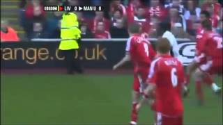 Scholes Funny Red Card vs Liverpool [upl. by Aneeuqahs]